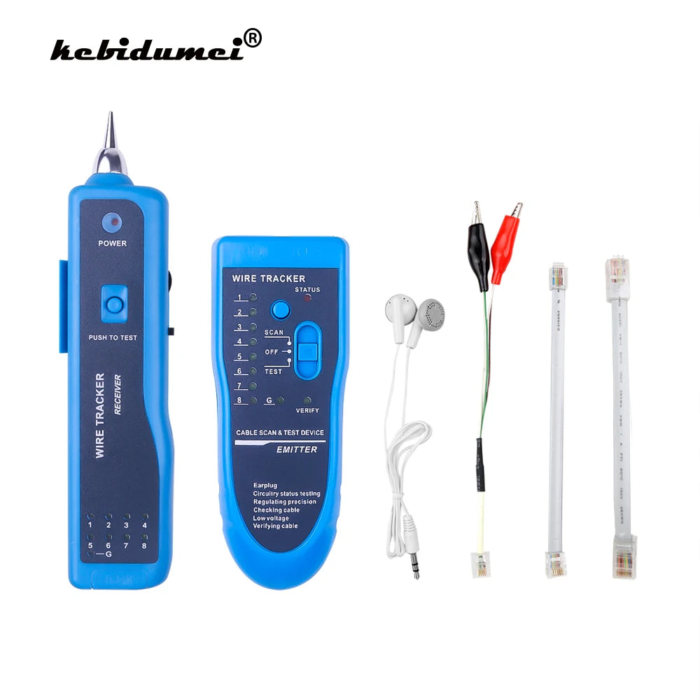 Network Cable Tester & LAN Wire Tracker – RJ45 RJ11 Cat5 Cat6 Network Cable Tester HIP