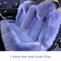 Australian Wool Car Seat Cover – Plush Winter Sheepskin Cushion Car Seat Cover HIP Rear seat Gray