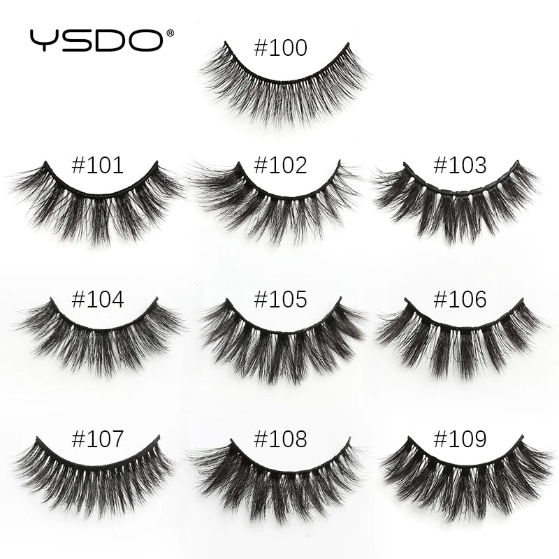 4/10/20/50/100 PAIRS Wholesale Eyelashes Natural Soft Mink Eyelashes 3D Mink Lashes Volume Cilios Makeup Faux Cils In Bulk HIP