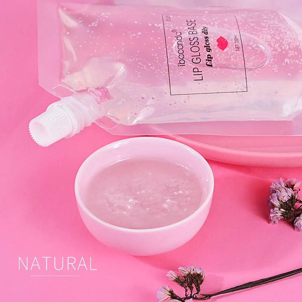 Non-stick Clear Lip Gloss Base Lipstick Lip Gloss Base Gel Moisturizing Matte Lip Glaze Material Odorless for DIY HIP