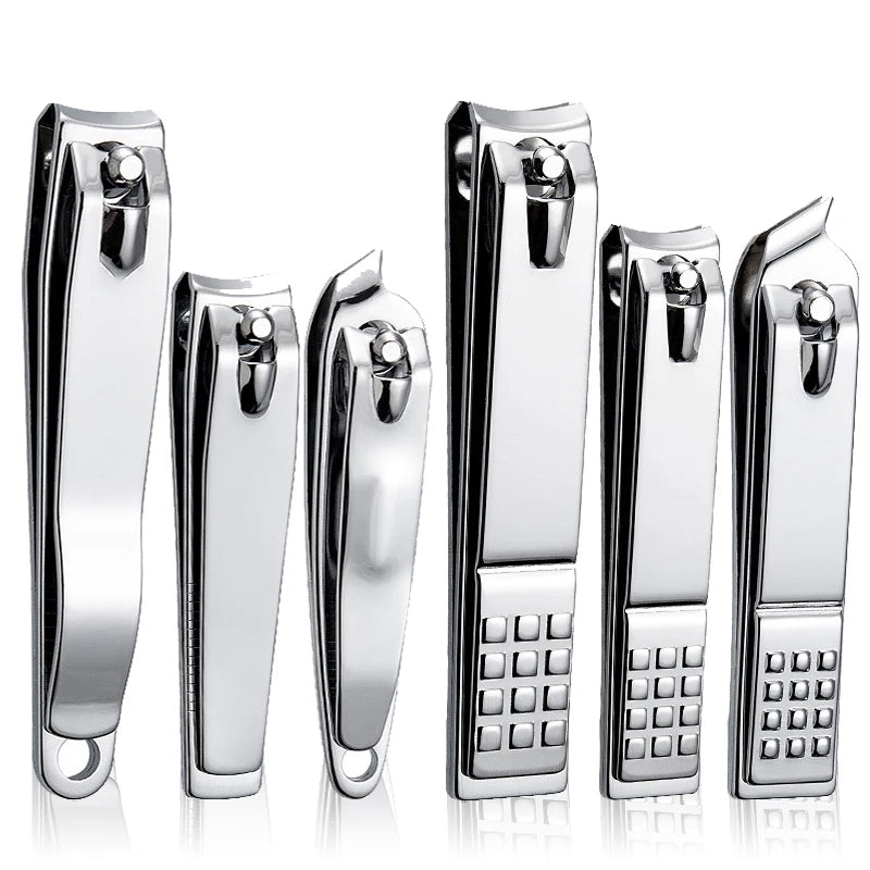 Nail Clipper Stainless Steel Cutter Nipper Trimmer Knife Manicure Pedicure Tools Professional Finger Toe 2 Style Clippers Set HIP