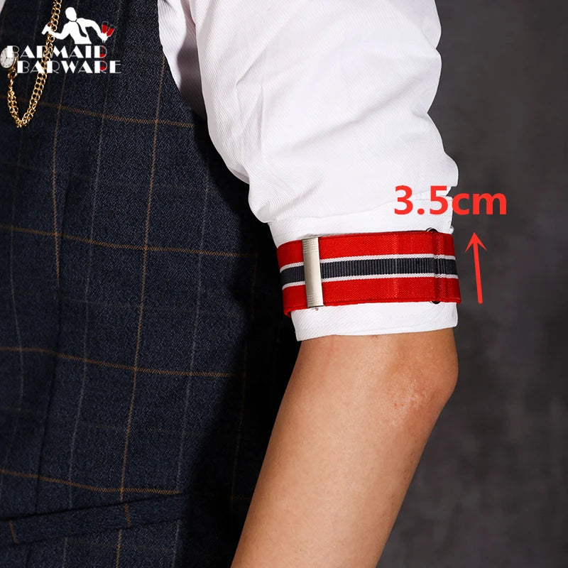 Elasticated Shirt Sleeve Holders – Unisex Armbands 2 Pack Shirt Sleeve Holders HIP