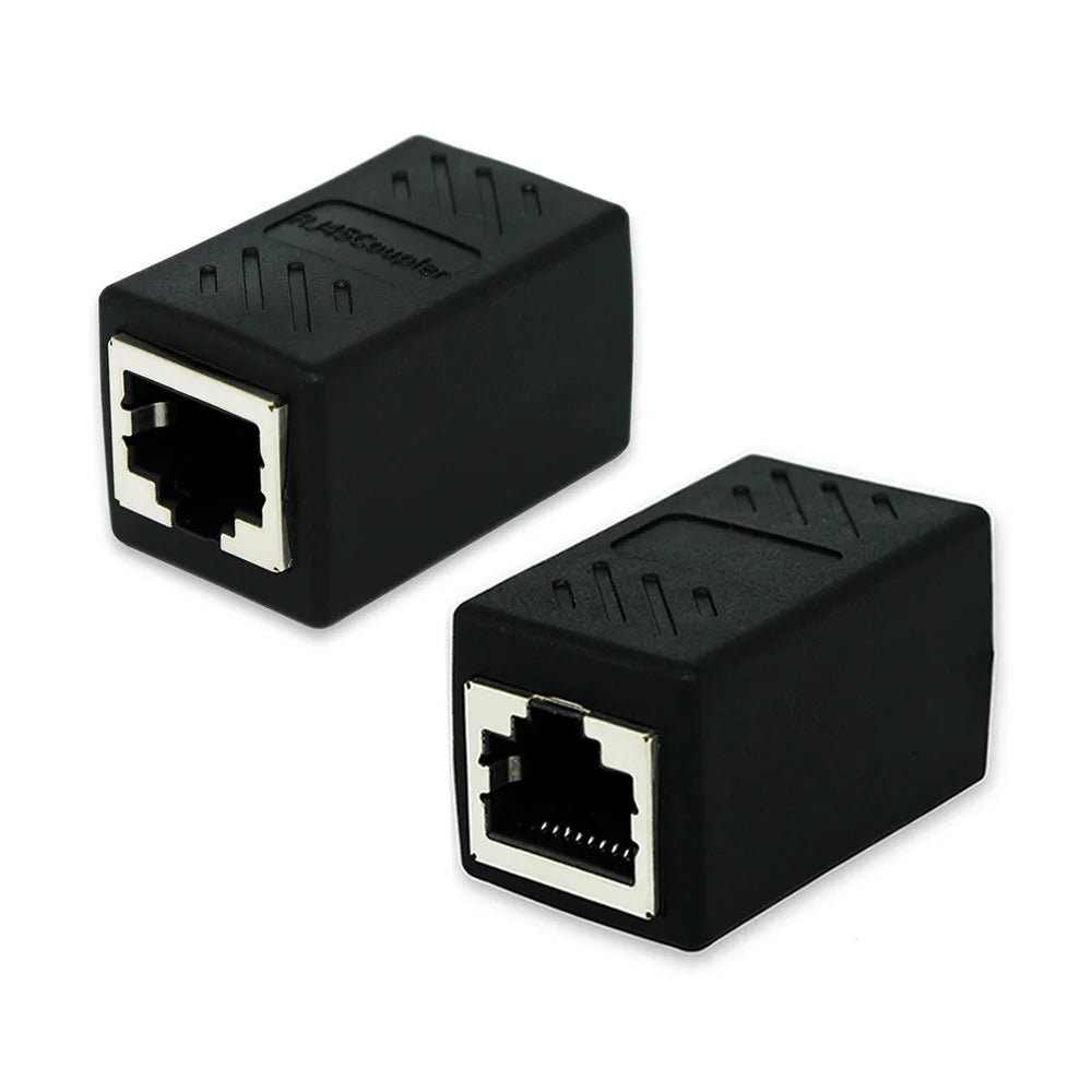 OULLX RJ45 Female to Female Ethernet Coupler – CAT5 CAT6 Network Coupler Adapter HIP