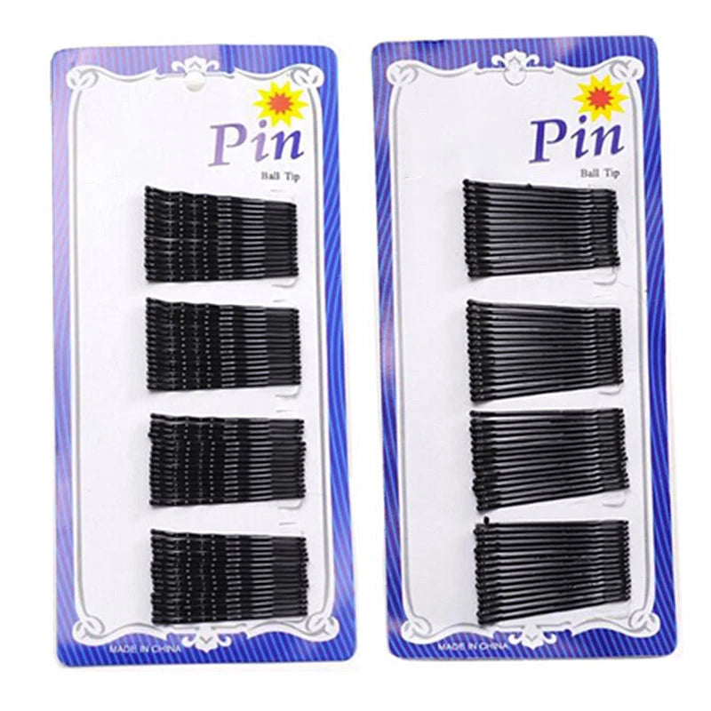 60Pcs/Set Black Hairpins For Women Hair Clip Lady Bobby Pins Invisible Wave Hairgrip Barrette Hairclip Hair Clips Accessories HIP wave
