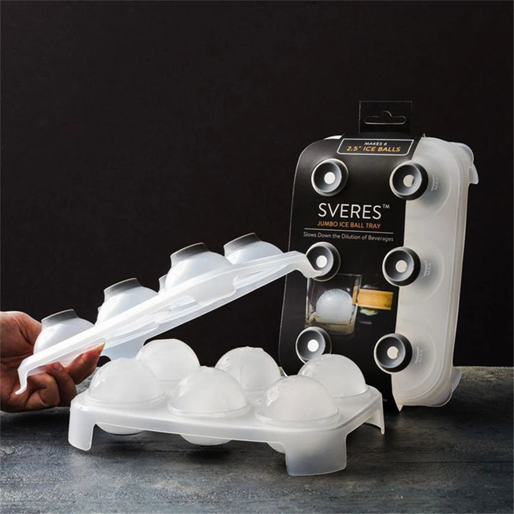 SVERES Jumbo Halloween Silicone Ice Cube Molds – Set of 6 Silicone Ice Mold HIP