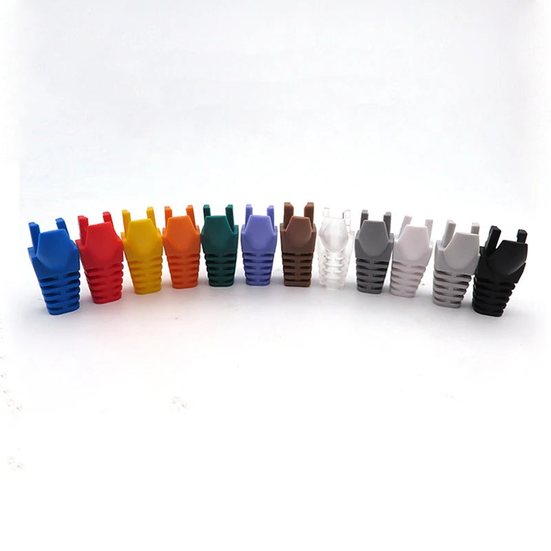 RJ45 CAT6 CAT5e Ethernet Connector Protective Caps Multicolour Ethernet Connector Caps HIP
