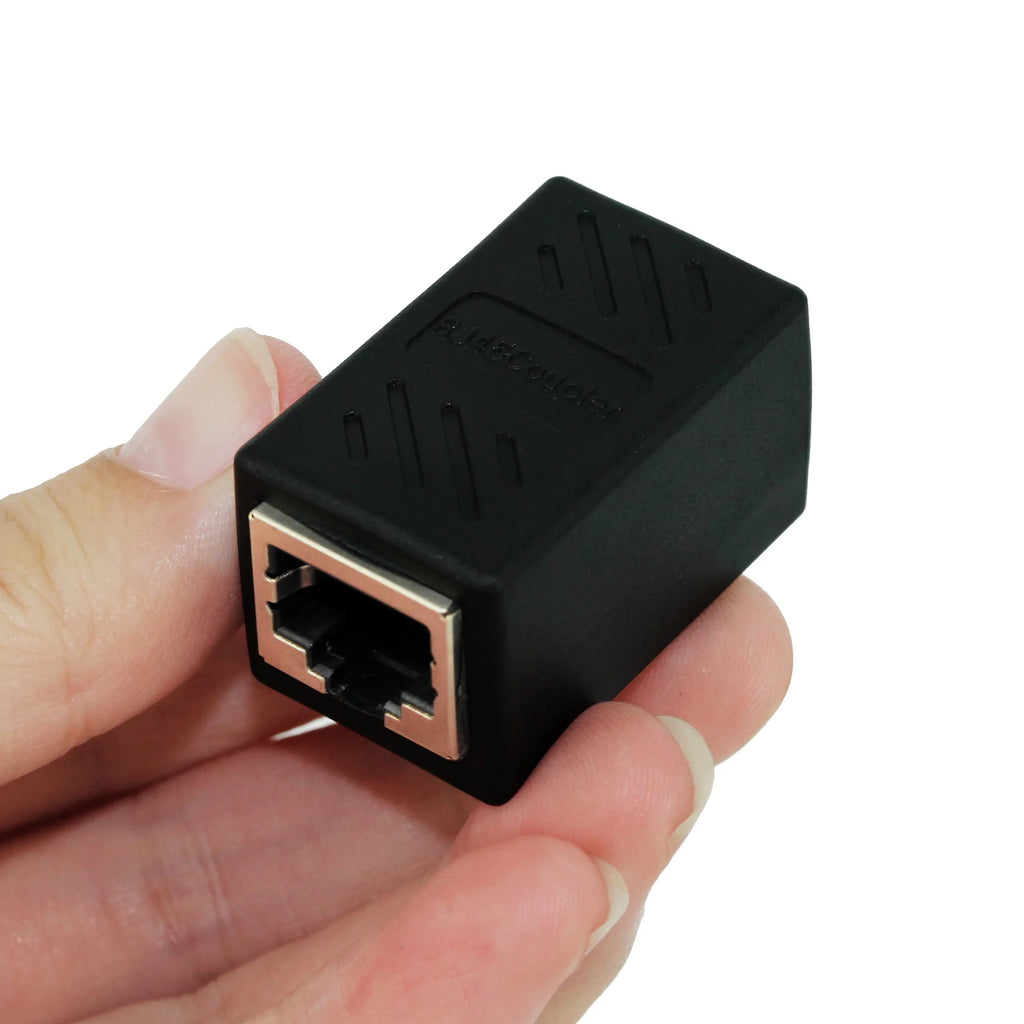 OULLX RJ45 Female to Female Ethernet Coupler – CAT5 CAT6 Network Coupler Adapter HIP