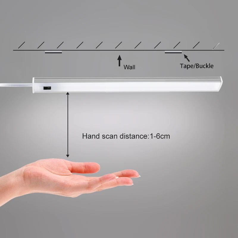 USB LED Under Cabinet Light | Hand Sweep Sensor, 3 Colors – YNL Under Cabinet Light HIP