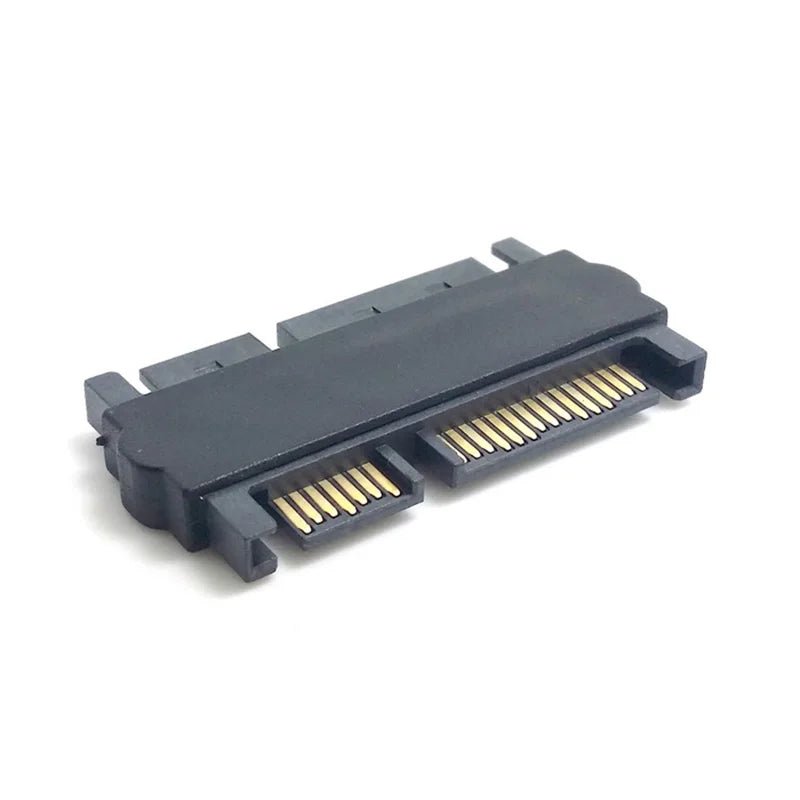 SATA Male to Male 22-Pin Adapter – 7+15 Pin Power & Data SATA Cable Adapter HIP