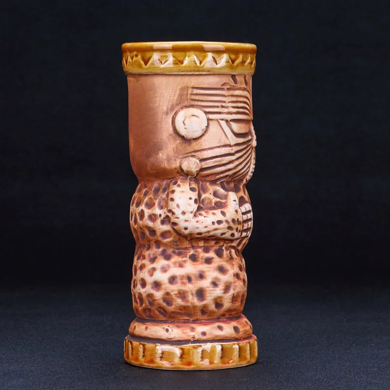 340ml Ceramic Tiki Mug – Porcelain Bar Cup | BARMAID Ceramic Tiki Mug HIP