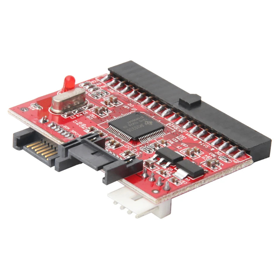2-in-1 IDE to SATA Adapter Converter 40-Pin | HDD DVD CD IDE SATA Adapter HIP