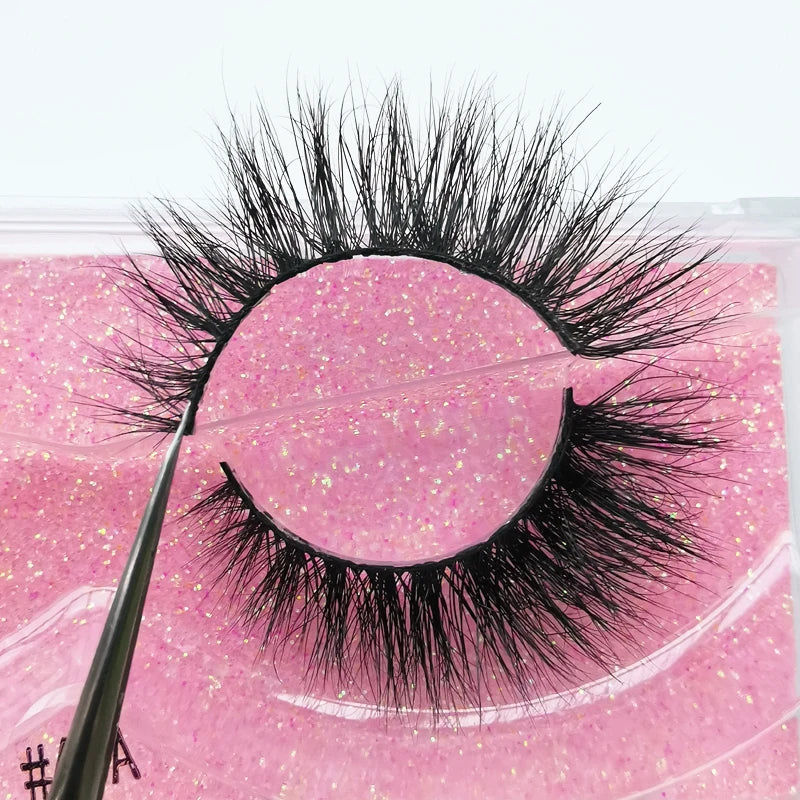 YSDO 1 Pair Cross Mink Eyelashes Soft Real 3D Lashes Maquiagem False Eyelashes Dramatic Wispy Lashes Makeup Cilios Faux Cils HIP 1pair-40A LASHES