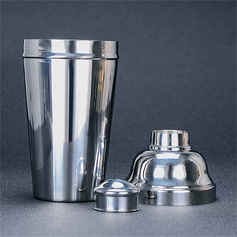 1.8L Boston Cocktail Shaker 3-Piece Set – 304 Stainless Steel Cocktail Shaker Set HIP