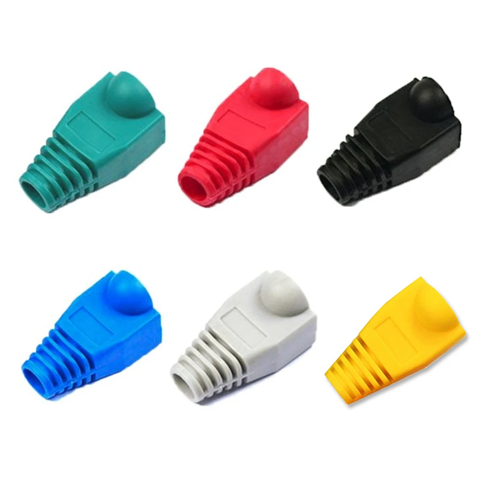 RJ45 CAT6 CAT5e Protective Caps Multicolour – 50/100pcs Network Cable Caps HIP