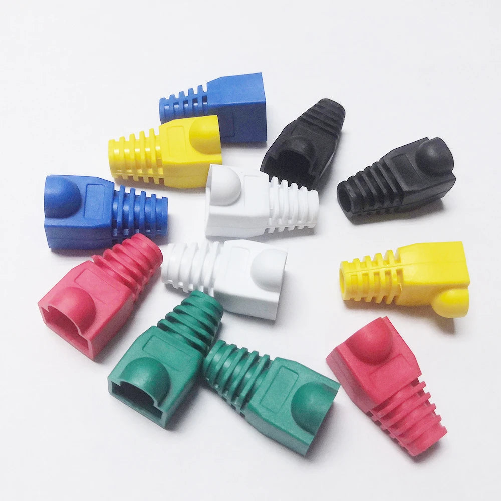 RJ45 CAT6 CAT5e Protective Caps Multicolour – 50/100pcs Network Cable Caps HIP