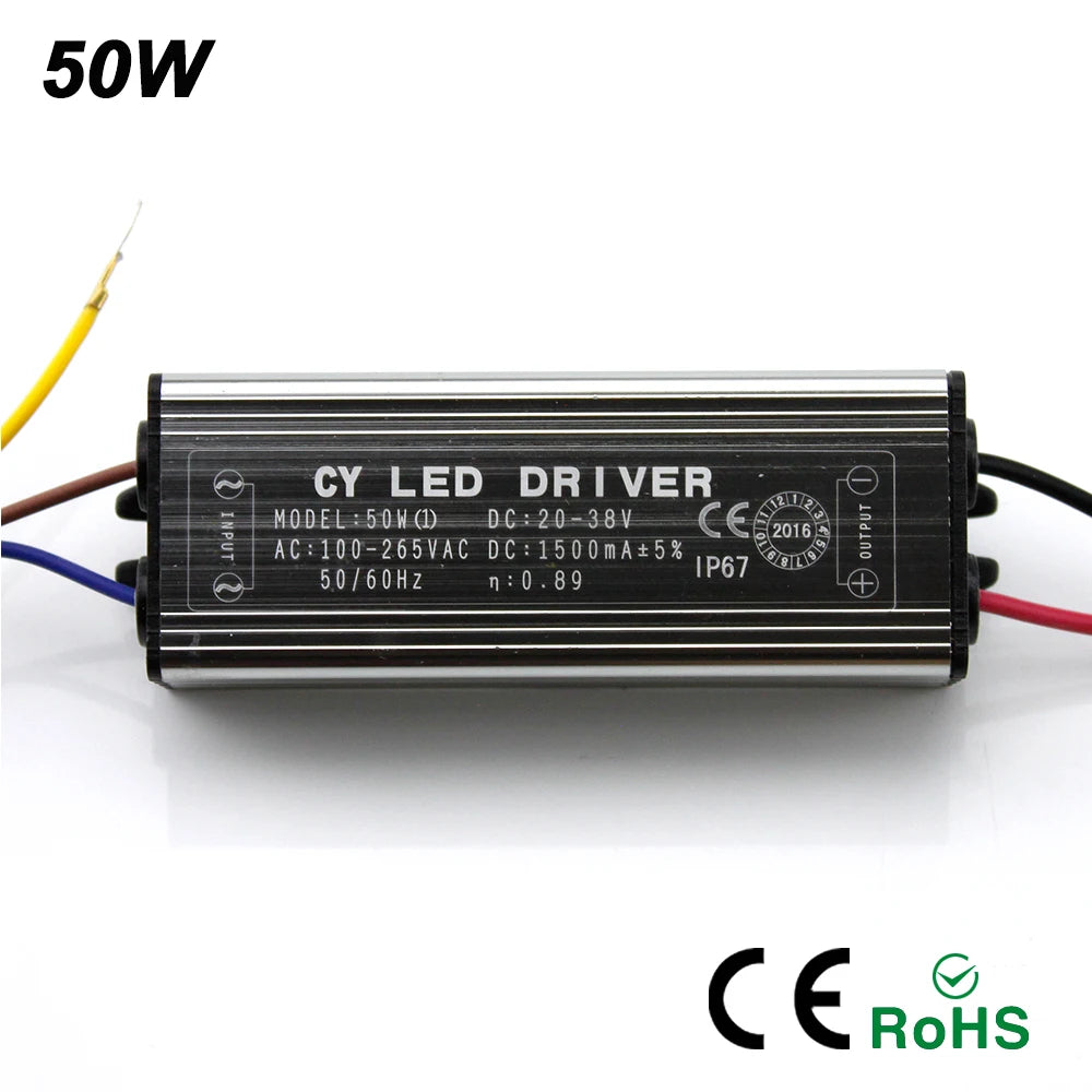 LED Driver 10W–50W Constant Current Power Supply | IP67 LED Power Driver HIP 1500mA