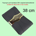 Microfiber Leather Steering Wheel Cover – Stitch-On Car Wrap Steering Wheel Cover HIP Black thread 38cm