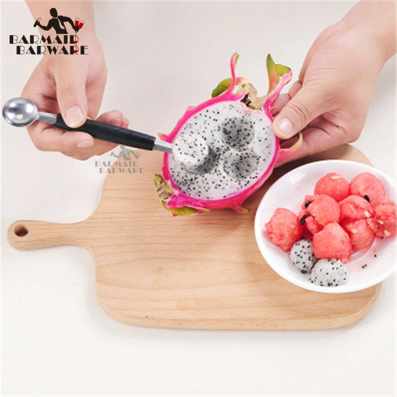Double-End Stainless Steel Fruit Baller & Ice Cream Scoop Fruit Baller Scoop HIP