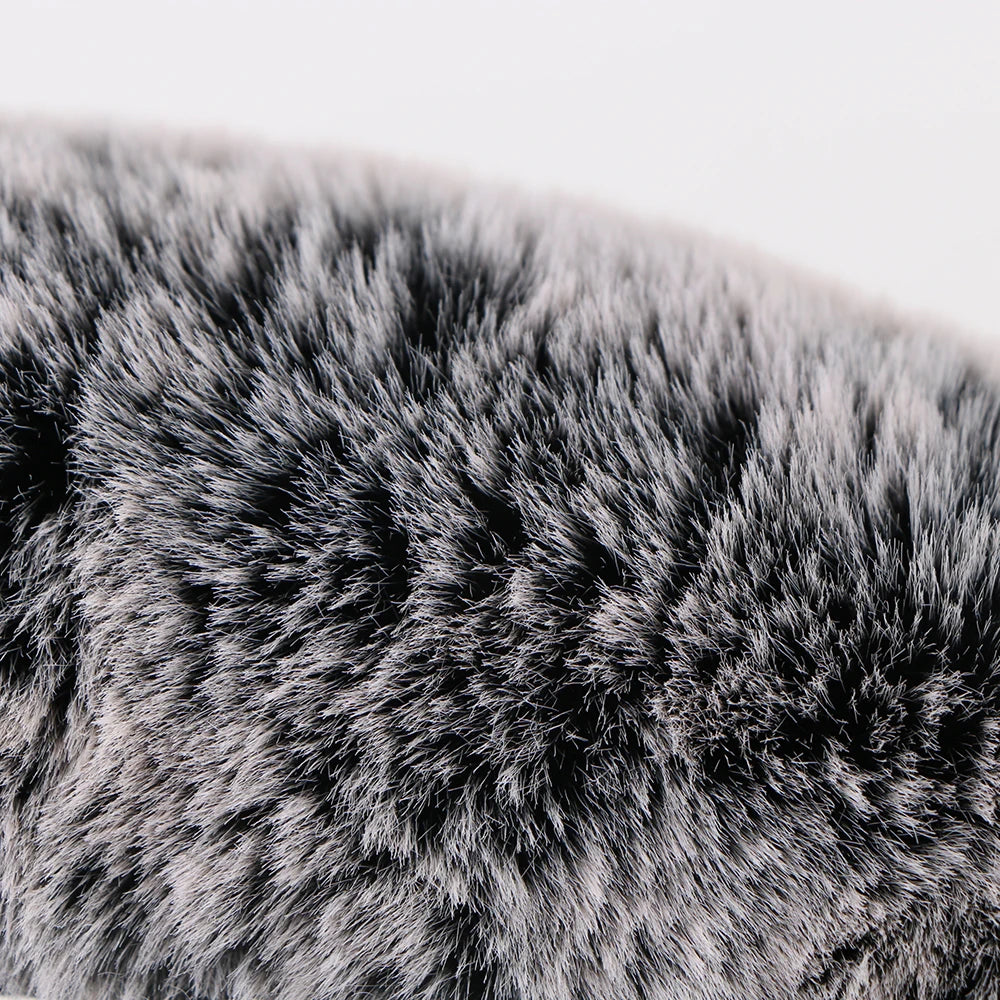 Winter Plush Car Steering Wheel Cover – Universal Faux Fur Steering Wheel Cover HIP