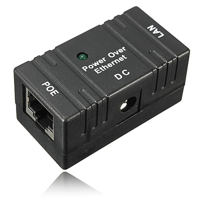 Passive PoE Injector Splitter RJ-45 Wall Mount for IP Camera PoE Network Adapter HIP