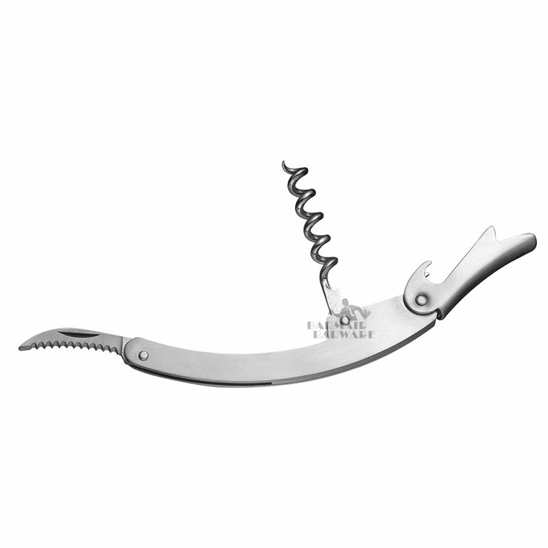 Double Hinge Waiter's Corkscrew – Wine & Beer Bottle Opener Corkscrew Bottle Opener HIP