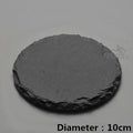 10cm Natural Stone Coaster – Rock Cup Mat for Bar & Kitchen Stone Coaster HIP Roundness 10cm send as picture