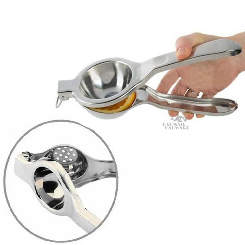 Stainless Steel Hand Press Citrus Juicer – Lemon & Lime Citrus Hand Juicer HIP
