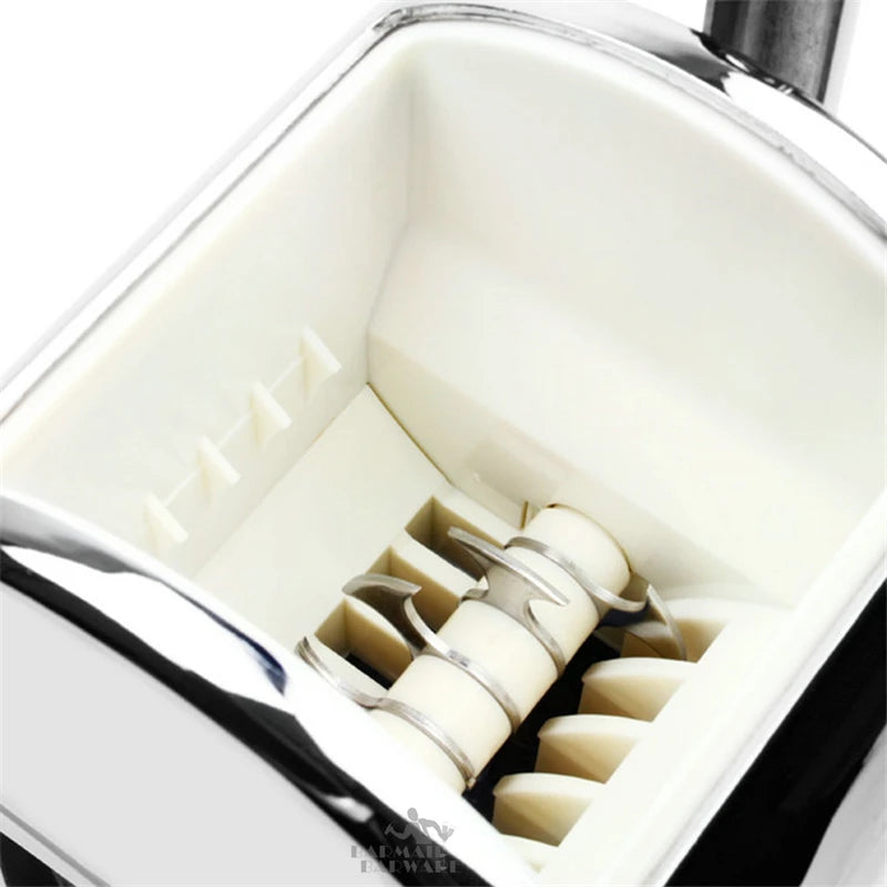 Manual Ice Crusher Machine – Mirrored Stainless Steel & Bar Set Manual Ice Crusher HIP