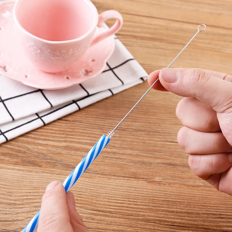100-Pack 20cm Straw Cleaning Brushes for Glass & Metal Straws Straw Cleaning Brushes HIP