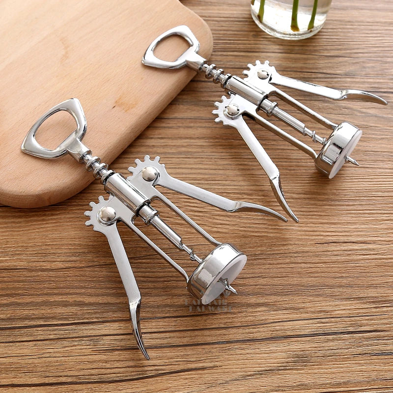 Waiter's Corkscrew – Stainless Steel Wine & Beer Opener Wine Bottle Opener HIP