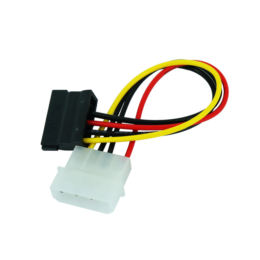 IDE Molex 4-Pin to SATA 15-Pin Female Power Adapter Cable Power Cable Adapter HIP
