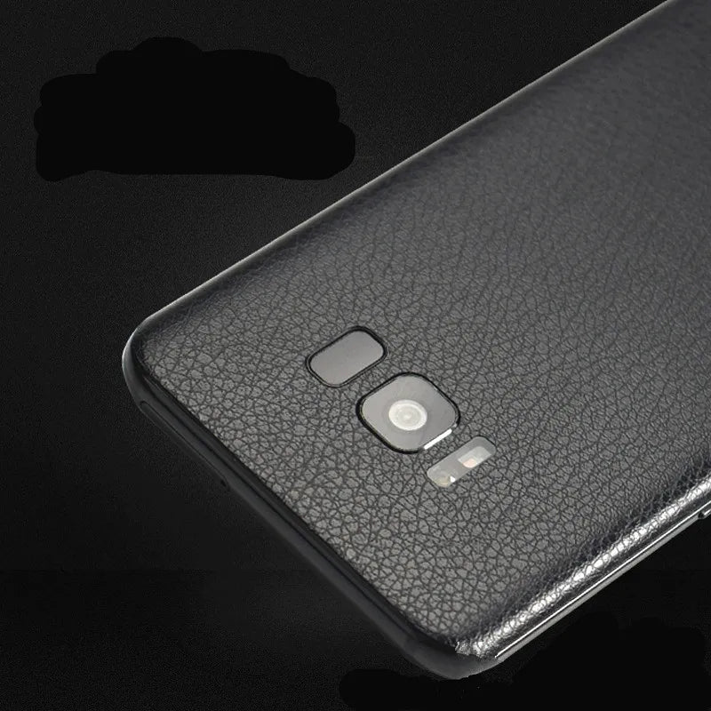Leather Skin Wrap Sticker for Samsung Galaxy S21/Note 20/S10/S9/S8 Phone Skin Wrap HIP