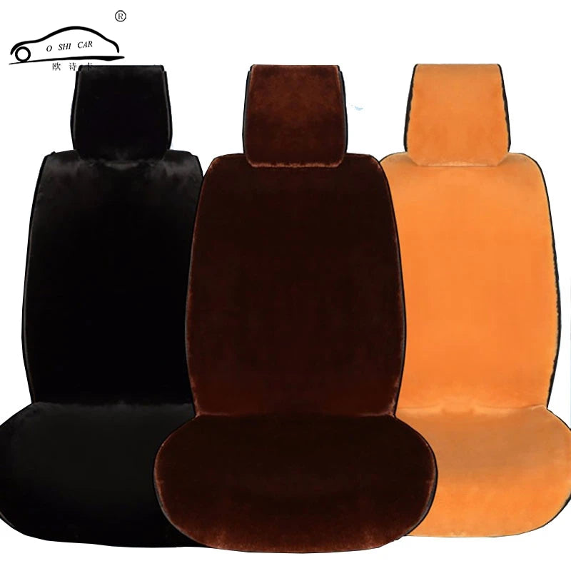 Winter Plush Car Seat Cushion Cover – Warm Thick Auto Pad Car Seat Cover HIP