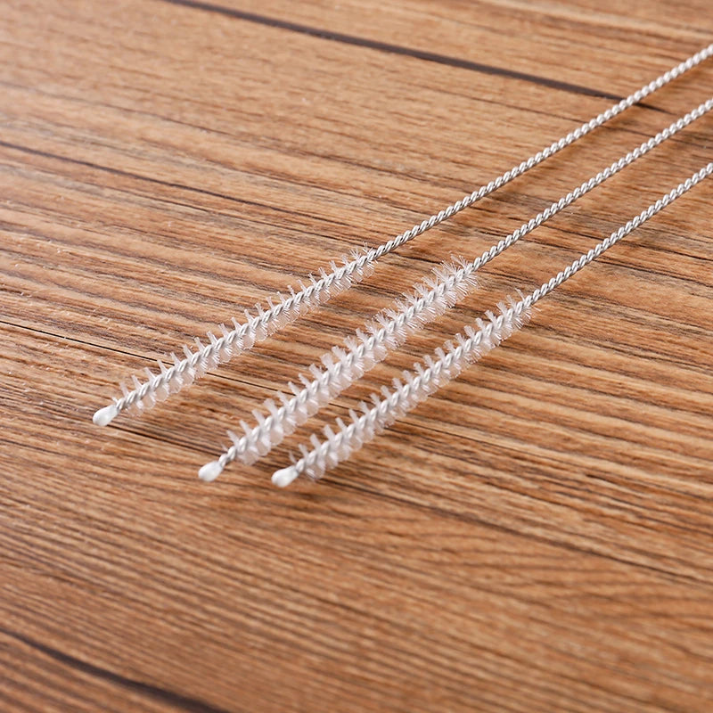 100-Pack 20cm Straw Cleaning Brushes for Glass & Metal Straws Straw Cleaning Brushes HIP