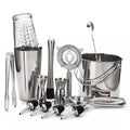 Stainless Steel Cocktail Shaker Bar Set – Boston Cup Shaker Cocktail Shaker Set HIP 1 set