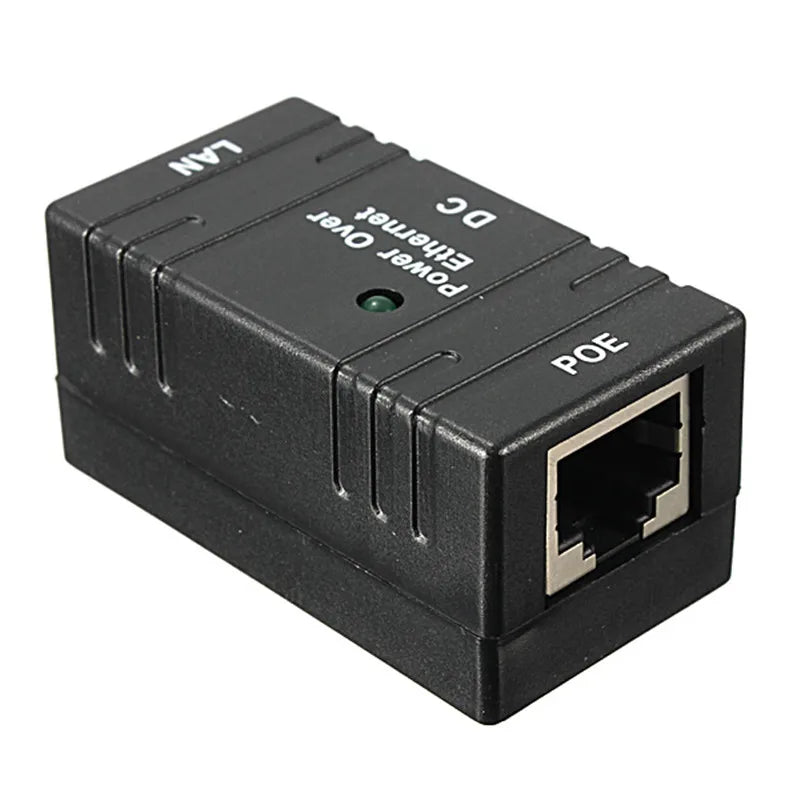 Passive PoE Injector Splitter RJ-45 Wall Mount for IP Camera PoE Network Adapter HIP