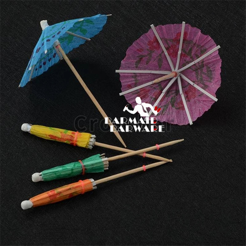 Bamboo Cocktail Picks & Cupcake Toppers – Fruit Fork Flag Set Cocktail Picks Set HIP