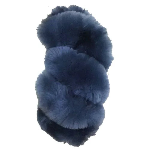 Australian Wool Sheepskin Steering Wheel Cover – 38cm Universal Steering Wheel Cover HIP grey blue