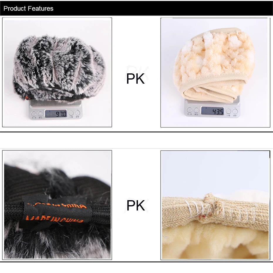 Winter Plush Car Steering Wheel Cover – Universal Faux Fur Steering Wheel Cover HIP