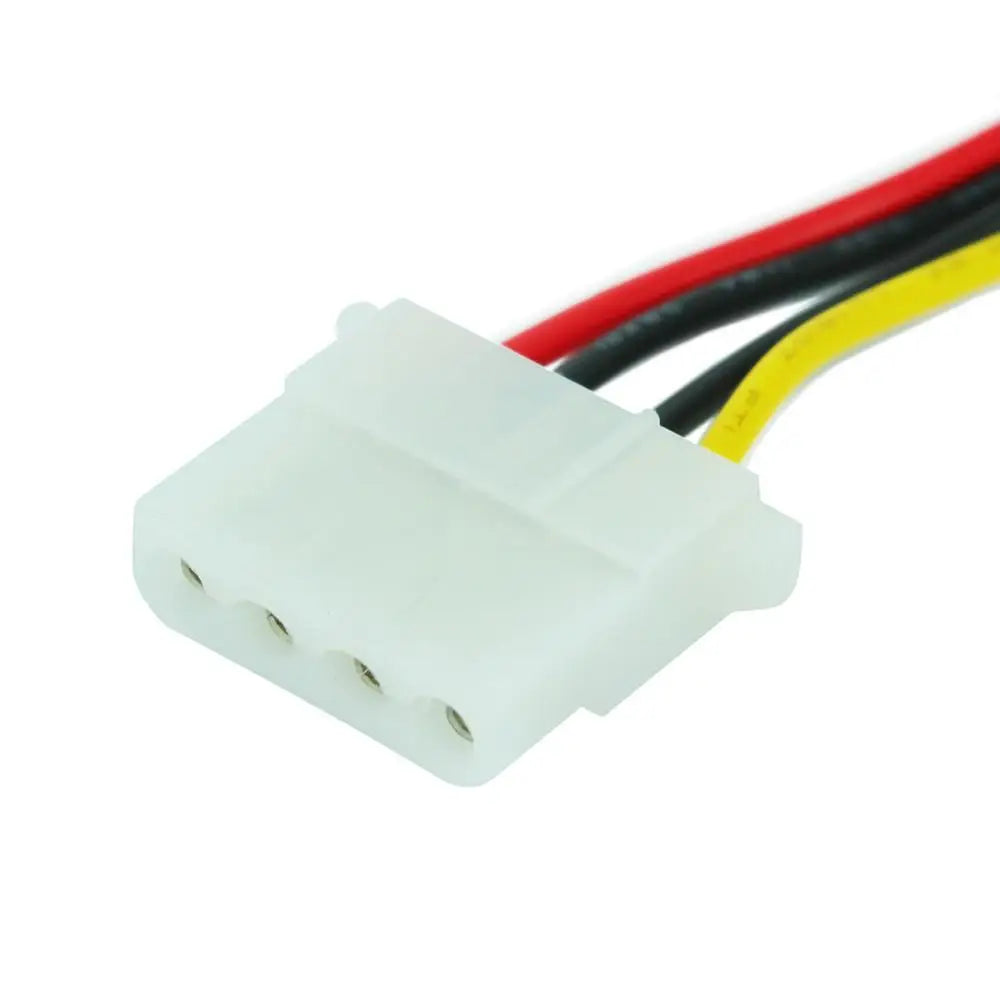 OULLX SATA to IDE 4-Pin Power Adapter Cable – 20cm PC Power Adapter Cable HIP