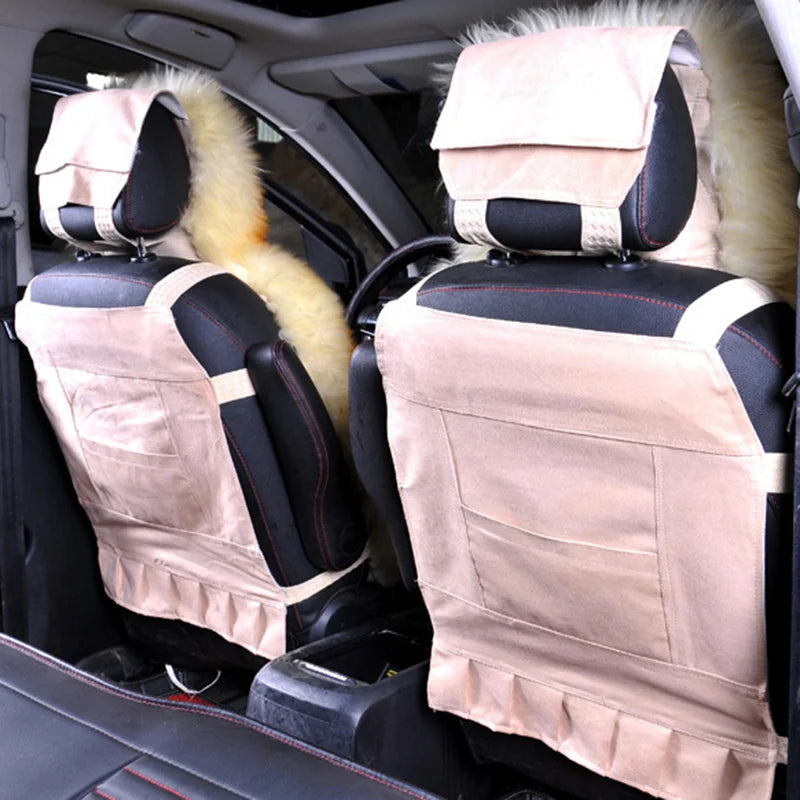 Australian Wool Car Seat Cover – Plush Winter Sheepskin Cushion Car Seat Cover HIP