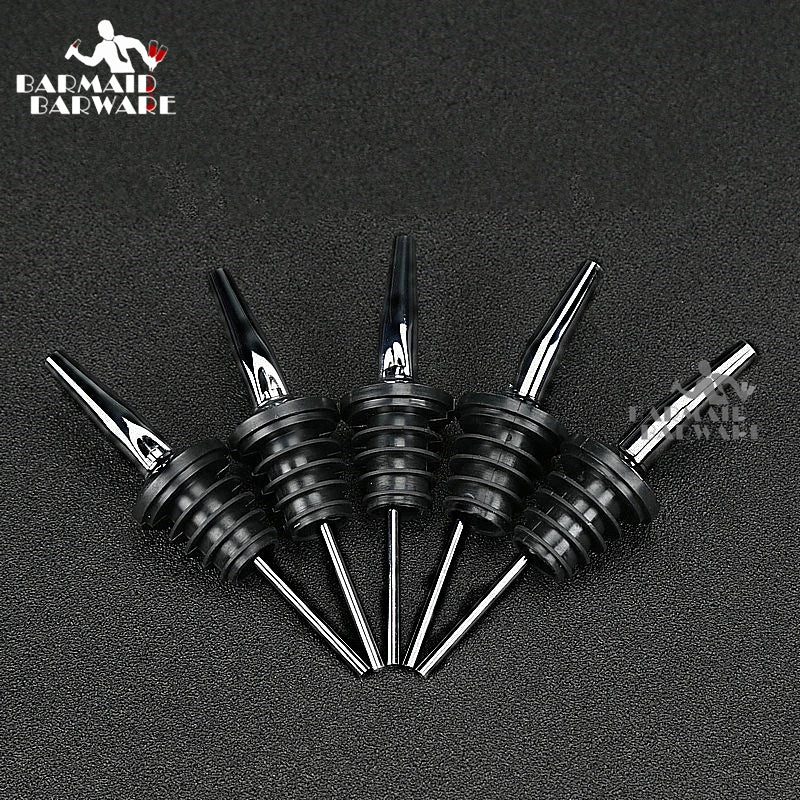 4-Piece Stainless Steel Wine & Liquor Bottle Pourer Stoppers Wine Bottle Pourers HIP