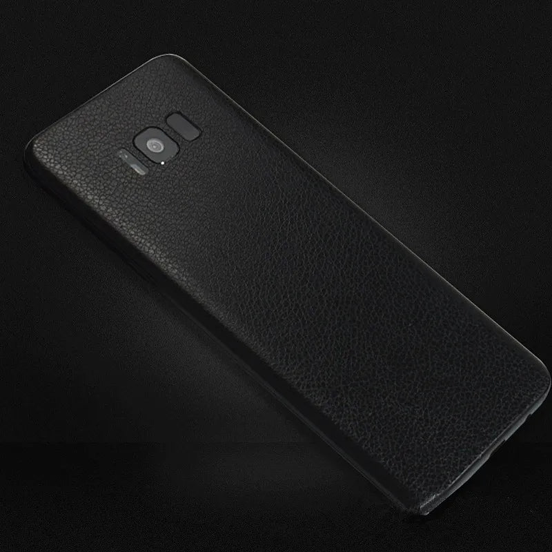 Leather Skin Wrap Sticker for Samsung Galaxy S21/Note 20/S10/S9/S8 Phone Skin Wrap HIP
