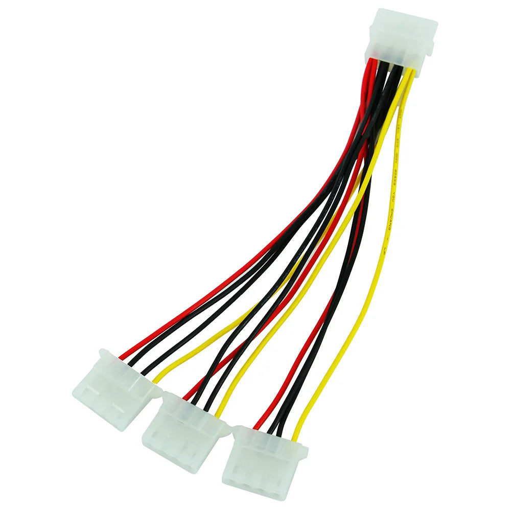 4-Pin Molex IDE Power Splitter Cable – 1 Male to 3 Female IDE Power Splitter Cable HIP