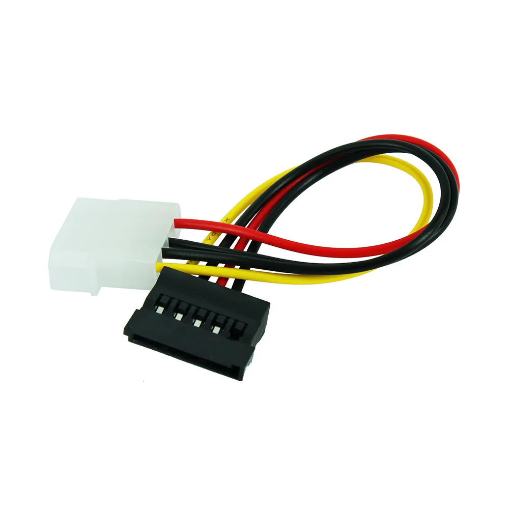 IDE Molex 4-Pin to SATA 15-Pin Female Power Adapter Cable Power Cable Adapter HIP
