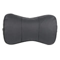 Genuine Cowhide Leather Car Headrest Neck Support Pillow Car Headrest Pillow HIP black