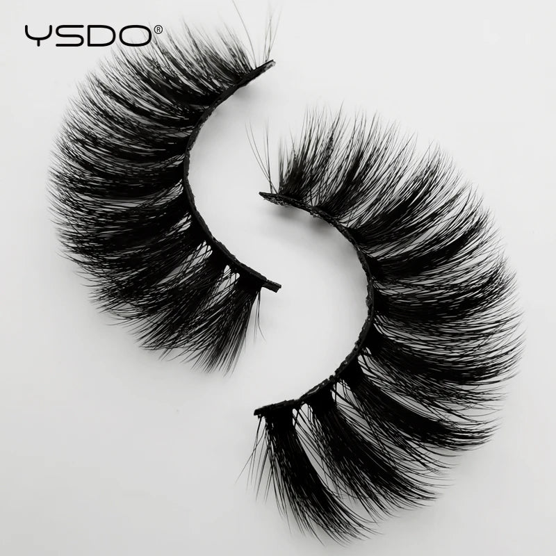 YSDO 5 pairs mink eyelashes natural lashes cilios mink false eyelashes hand made 3d mink lashes faux cils makeup volume lashes HIP