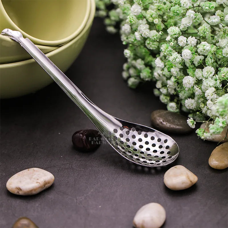50-Pc Stainless Steel Slotted Bar Spoons – Molecular Mixology Bar Spoon Set HIP