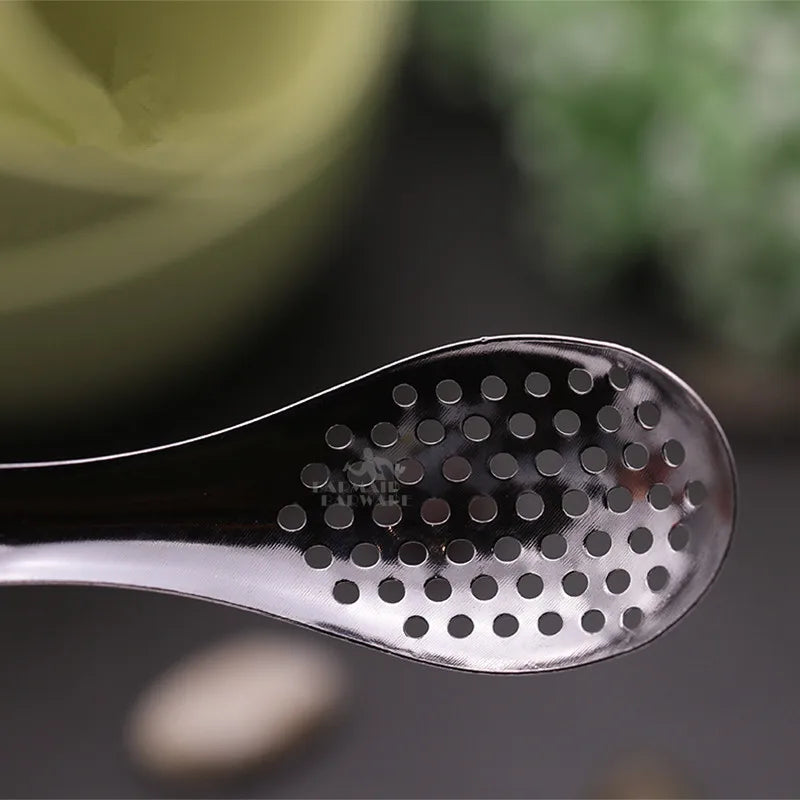 50-Pc Stainless Steel Slotted Bar Spoons – Molecular Mixology Bar Spoon Set HIP