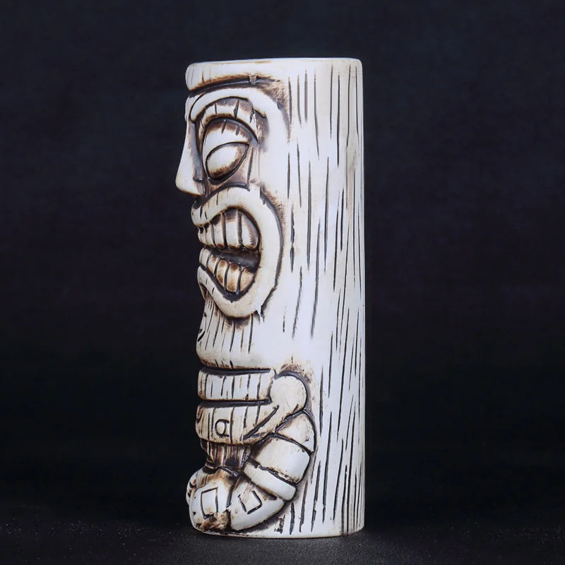 600ml Ceramic Tiki Mug – Bone China Cocktail & Beer Cup Ceramic Tiki Mug HIP